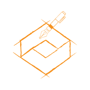 A pen in a cube — it's hard to know when to update your logo, but if enough time has passed, it probably makes sense.