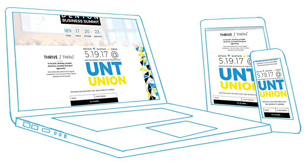 Branding, Website, and Logo — Thrive Denton Business Summit