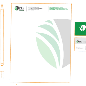 Print and Digital Branding Package — Perfect Finish Landscaping