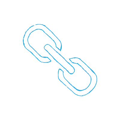 Image of links in a chain — content marketing is the link between your customers and their initial experience on your website.