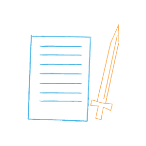 Sword and paper — content is a battle, and if you're not properly armed, you'll lose the war.