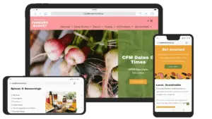 Coppell Farmer’s Market Website Redesign