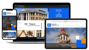 Premier Commercial Group Website & Logo Design