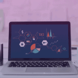 A laptop sits on a cluttered desk with analytics and metrics strewn about the screen. Marketers know how important branding can be; understanding what you're doing wrong or right is the first step to a successful marketing plan.