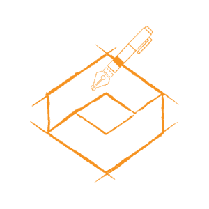 Orange pen in a sketchy outlined box. A logo redesign can breathe new life into your business, but is it worth it? Learn more about how to know when to update your logo.